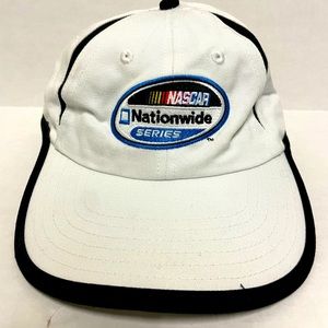 NASCAR Nationwide Series Baseball Hat Adjustable Strap White
